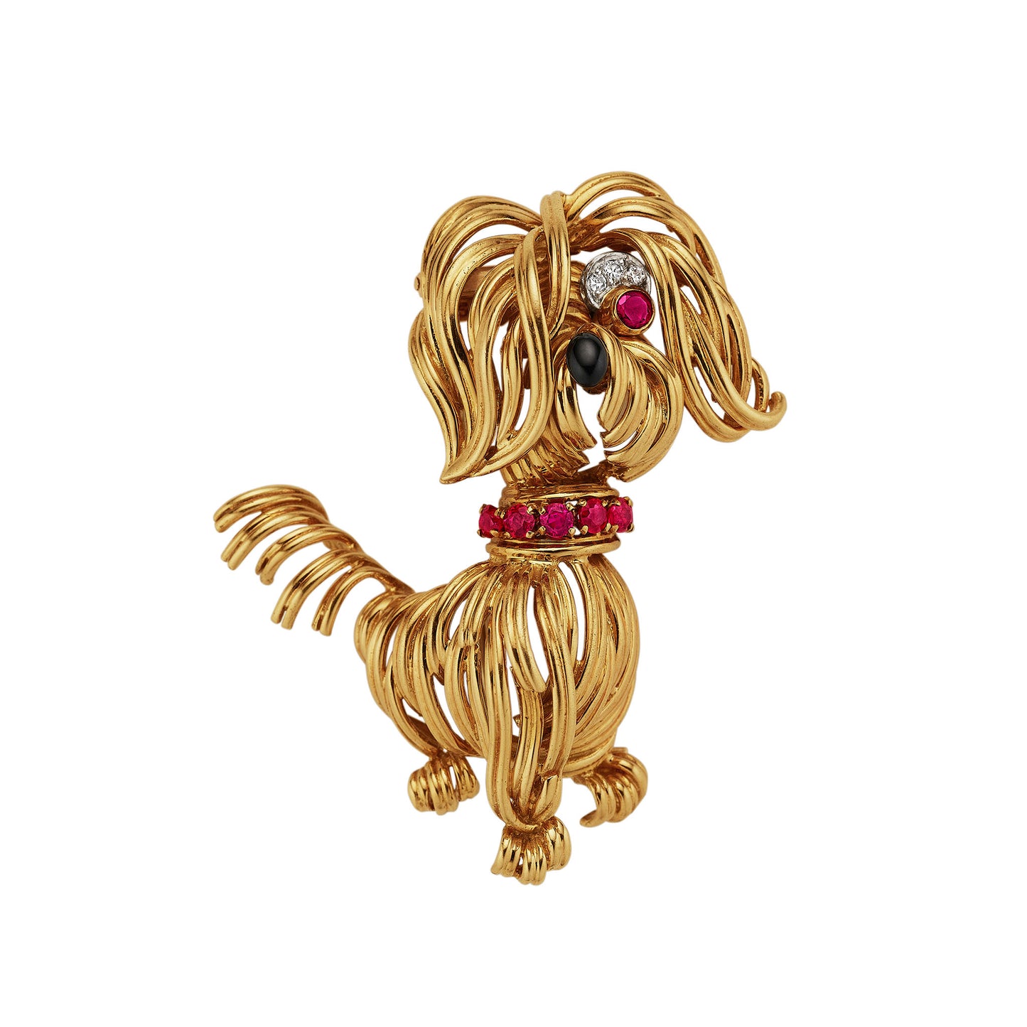Macklowe Gallery Van Cleef & Arpels Paris Yorkie Brooch