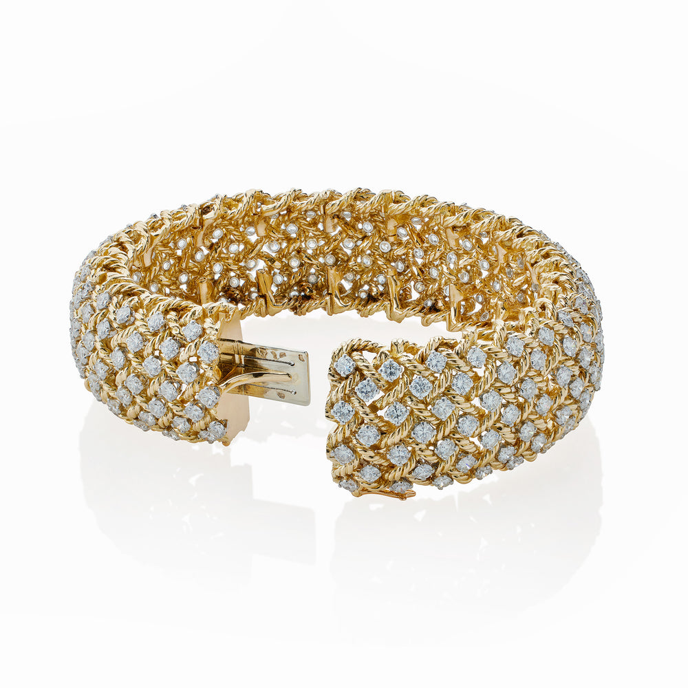 
                      
                        Macklowe Gallery Boucheron Paris 18K Gold and Diamond Bracelet, Verger Frères
                      
                    