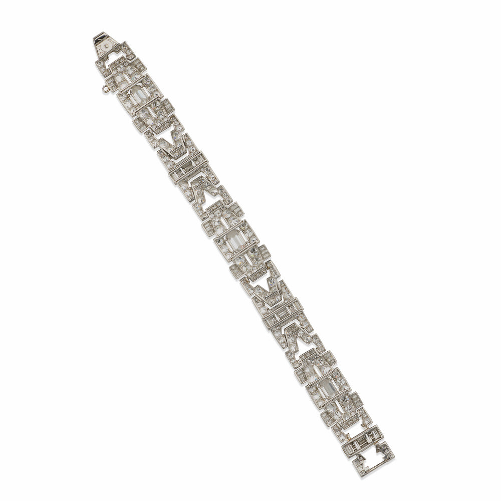 
                      
                        Macklowe Gallery 1930s Art Deco Diamond Bracelet
                      
                    