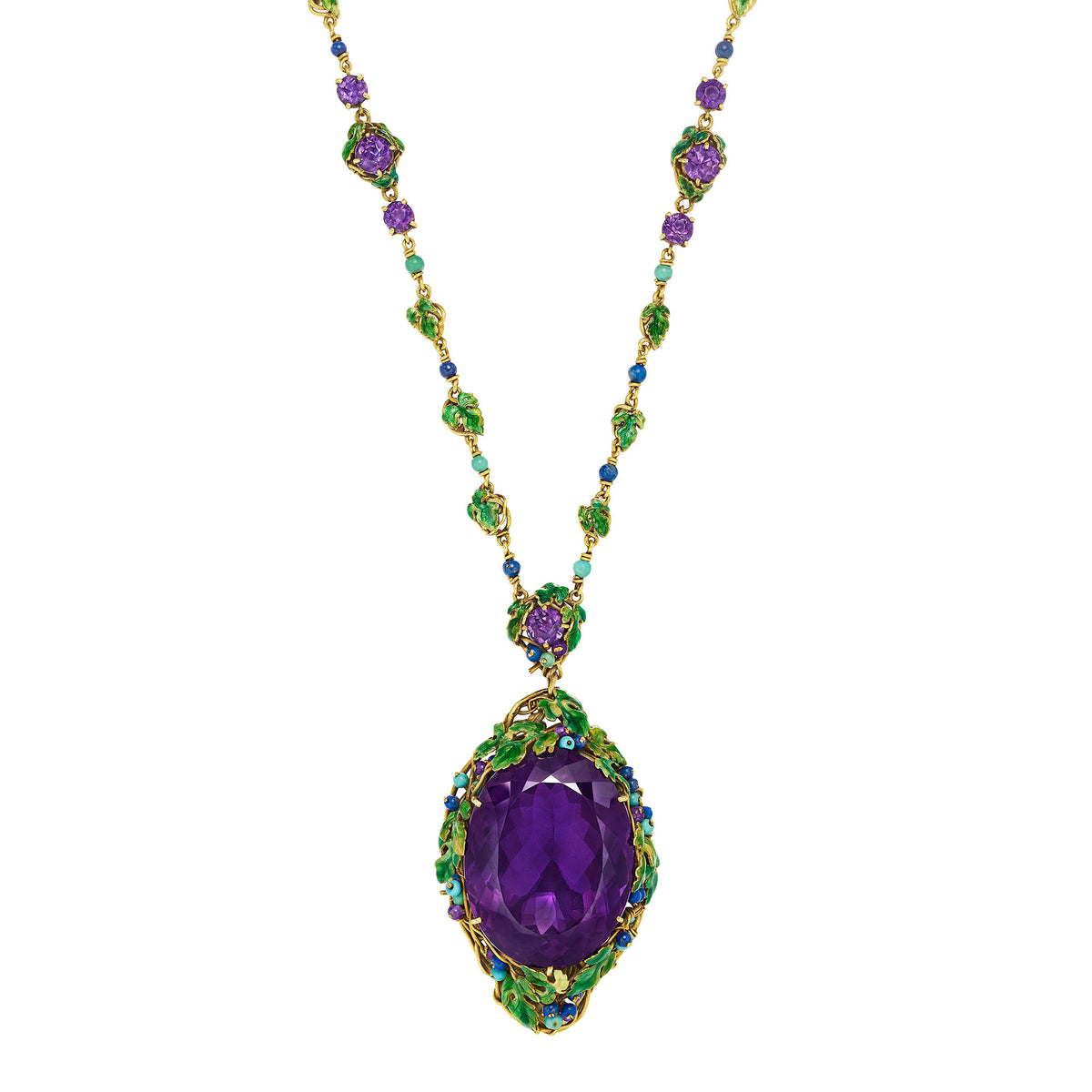 Macklowe Gallery Louis Comfort Tiffany for Tiffany & Co. Pendant Necklace