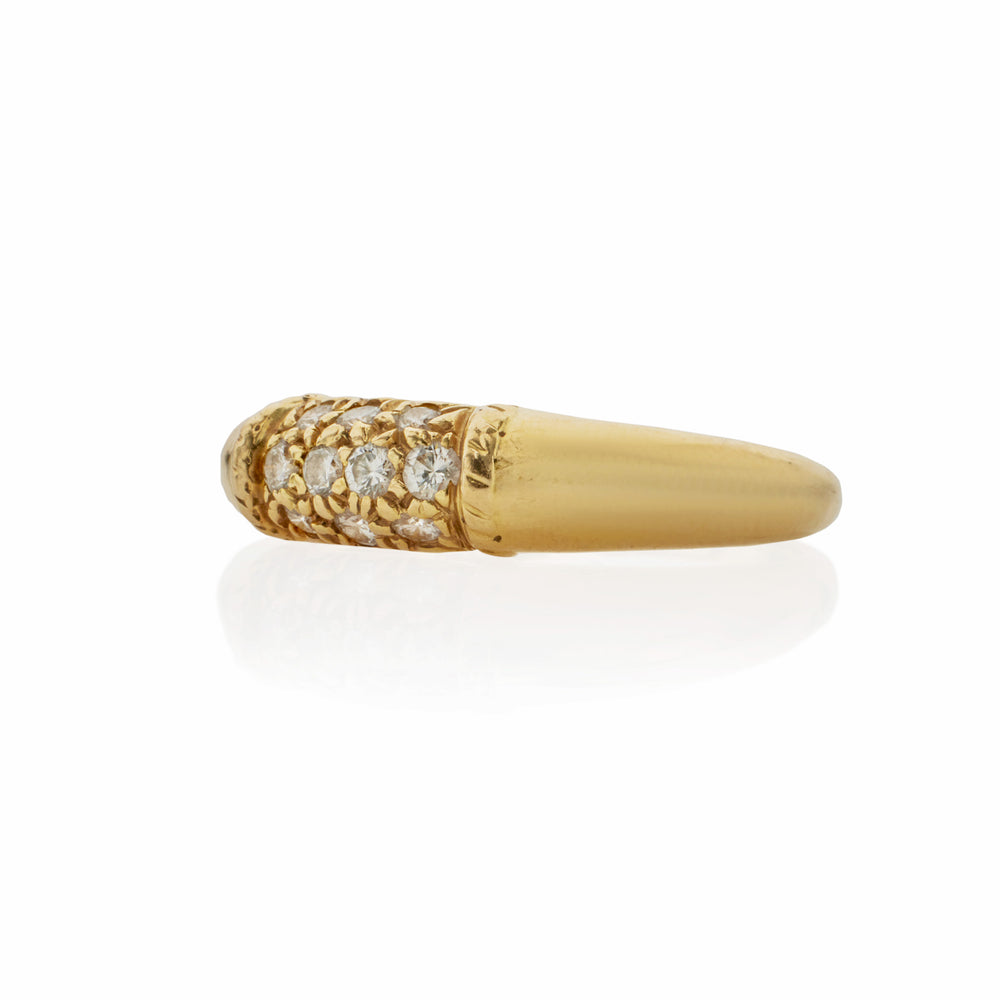 
                      
                        Macklowe Gallery Van Cleef & Arpels 18K Gold and Diamond "Philippine" Ring
                      
                    