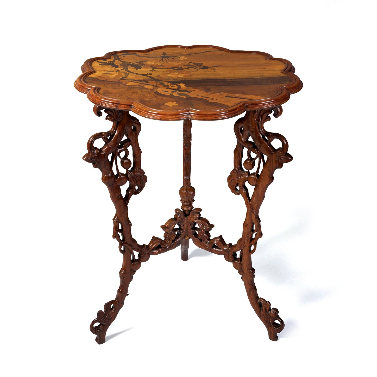 Macklowe Gallery Emile Gallé "Cherry Blossom" Table