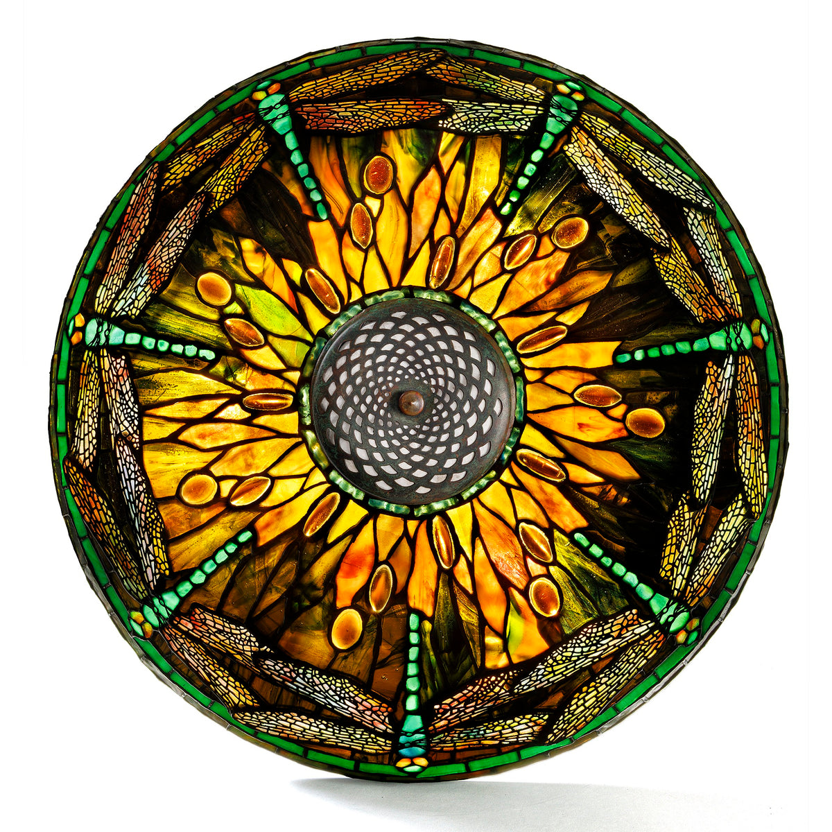 Macklowe Gallery Tiffany Studios New York “Jeweled Dragonfly” Table Lamp