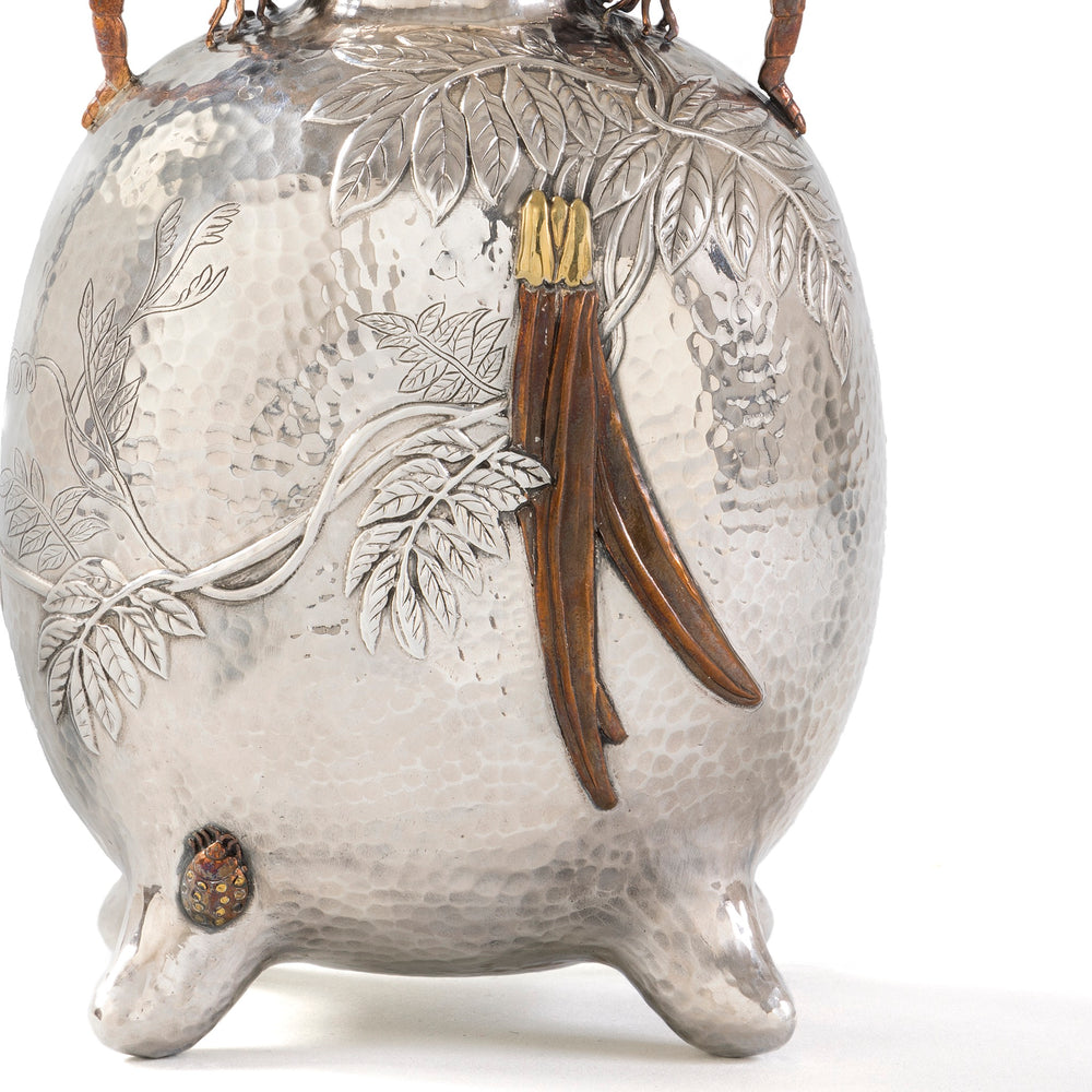 
                      
                        Macklowe Gallery Tiffany & Co. and Edward Chandler Moore "Dragonfly" Silver Vase
                      
                    