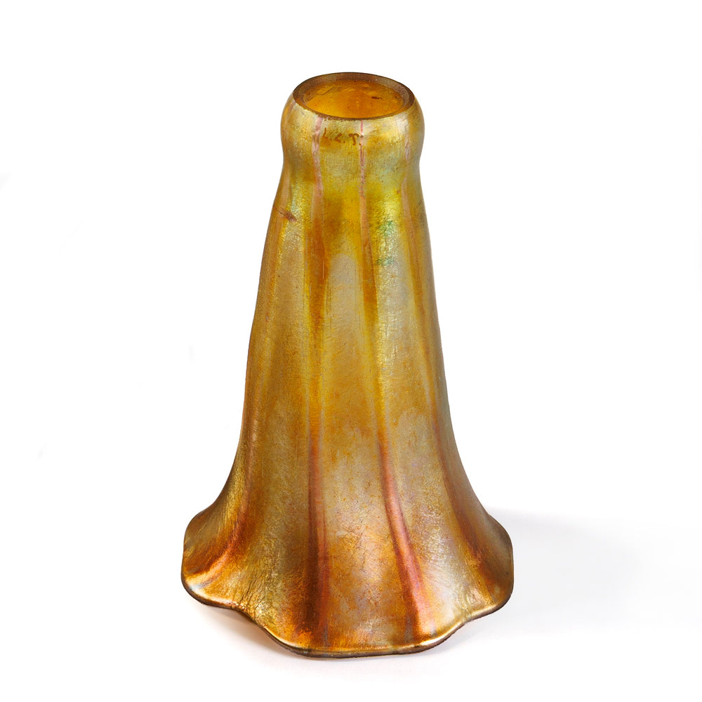 
                      
                        Macklowe Gallery Tiffany Studios New York Pair of "Three-Light Lily" Sconces. 
                      
                    