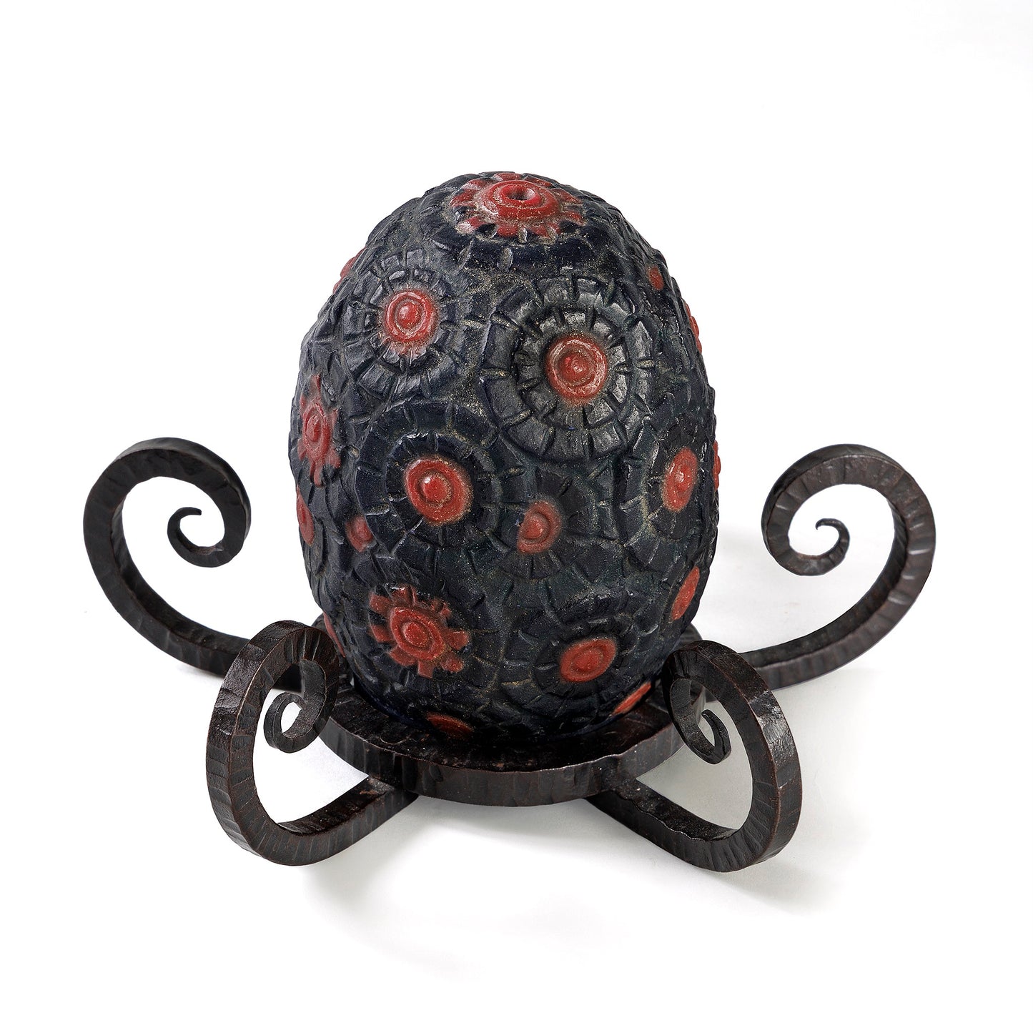 Macklowe Gallery Gabriel Argy-Rouseau Pâte-de-Verre "Bouquet de Fleurs" Night Light