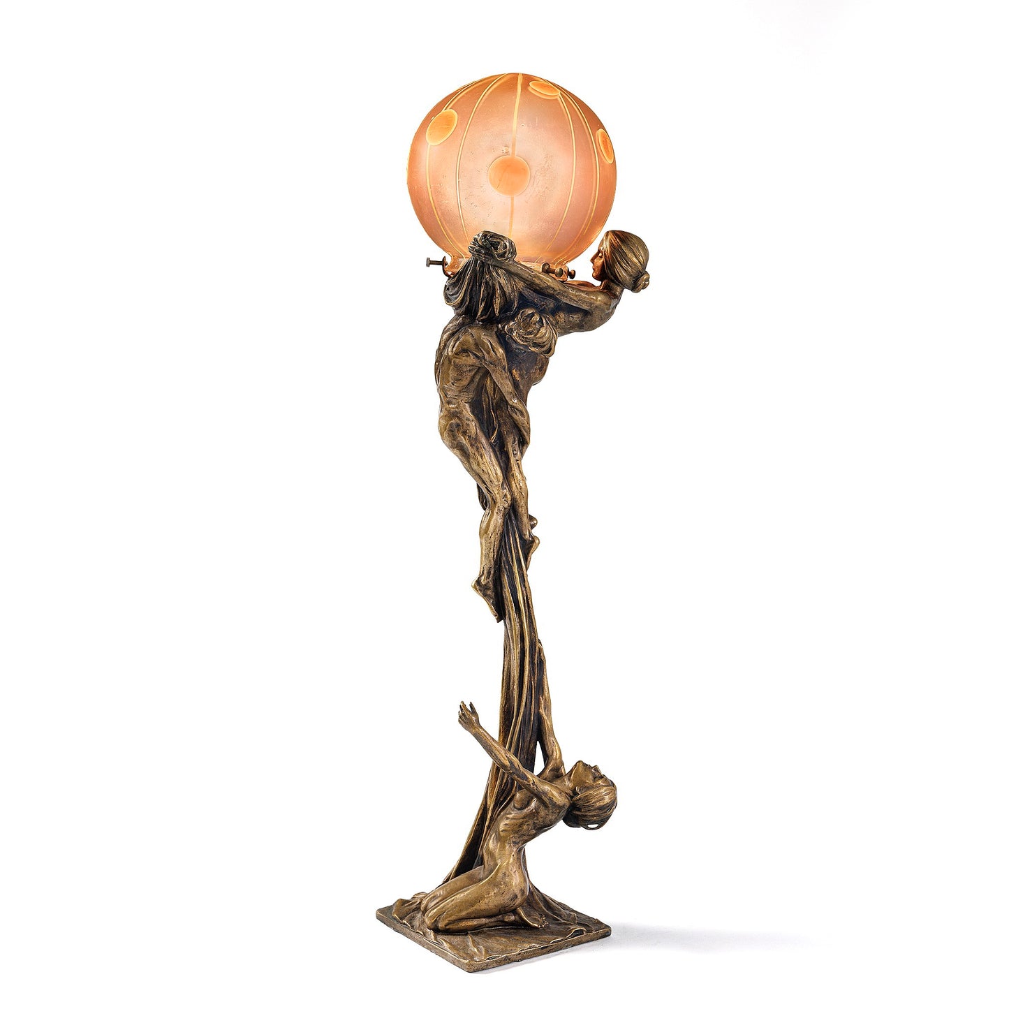 Macklowe Gallery Gustav Gurschner and Loetz "Die Verlassene" Table Lamp