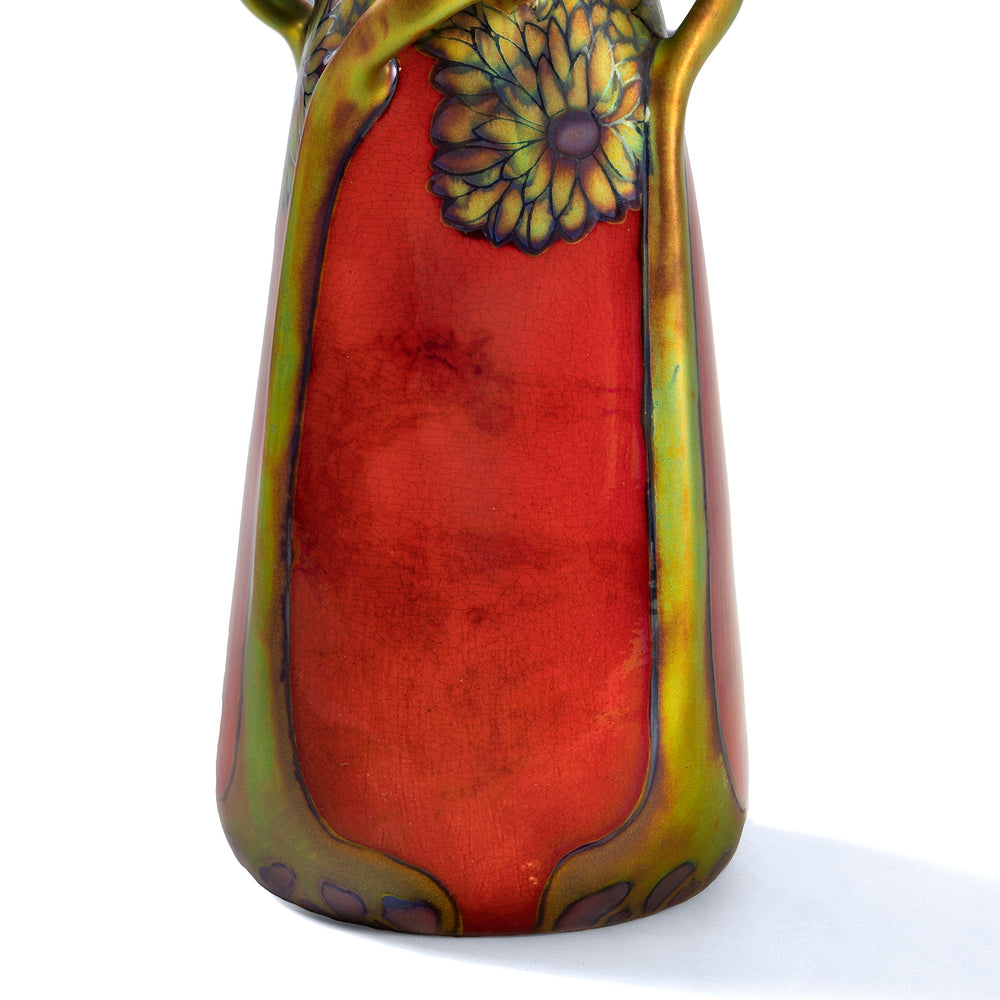 
                      
                        Macklowe Gallery Zsolnay "Coneflower and Tree" Glazed Ceramic Vase
                      
                    