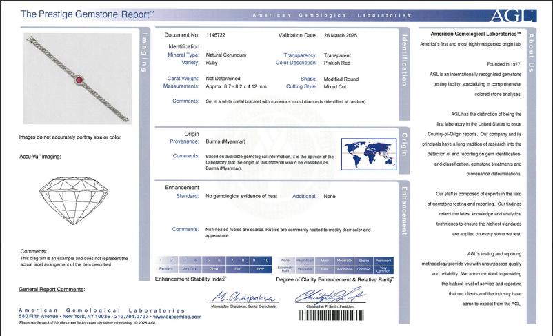 
                      
                        Macklowe Gallery Edwardian Burma Ruby Bracelet
                      
                    