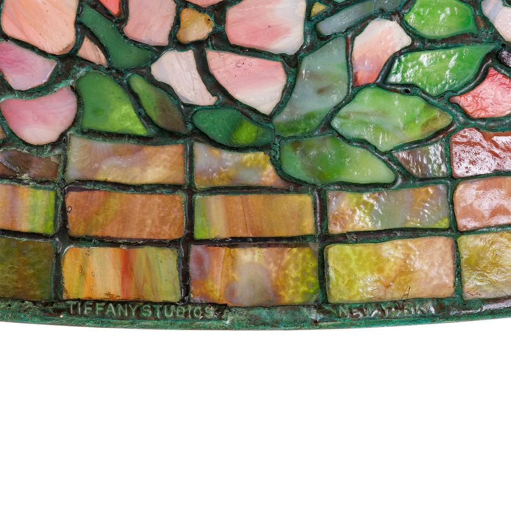 
                      
                        Macklowe Gallery Tiffany Studios New York “Border Dogwood” Table Lamp
                      
                    