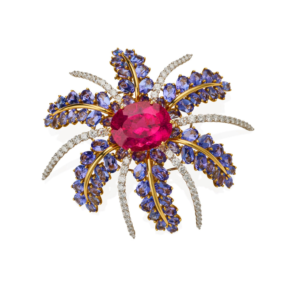 Macklowe Gallery Tiffany & Co. Rubellite and Tanzanite 